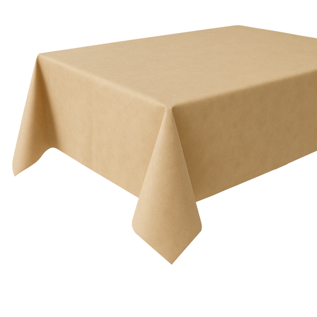 pz 20 tovaglie color sabbia 100 x 100 cm in TNT (tessuto non tessuto) per cene e catering