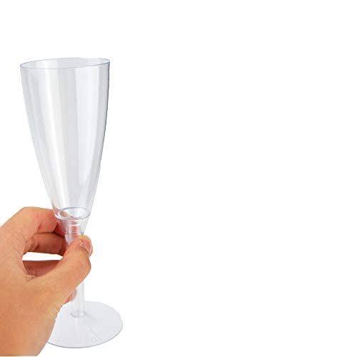 Pz 100 calici flute champagne prosecco base trasparente bicchieri aperitivo apericena