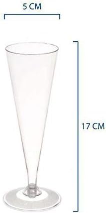 pz 120 calici flute champagne prosecco trasparenti bicchieri aperitivo apericena
