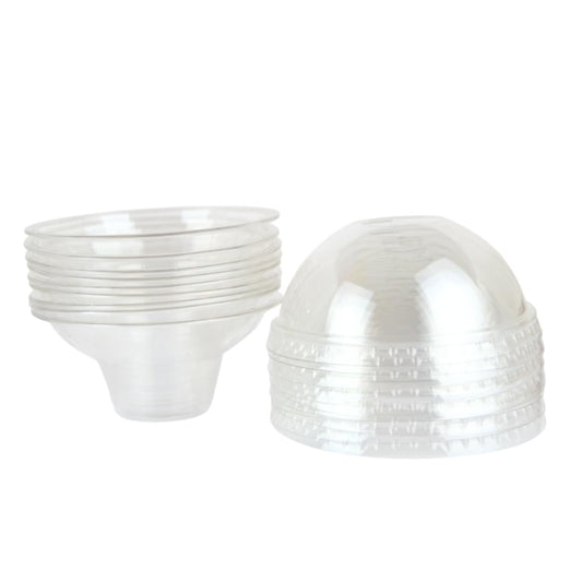 PZ 50 Coppa YOGOSOFT 200 cc per yogurt, gelato e macedonia con coperchio con foro