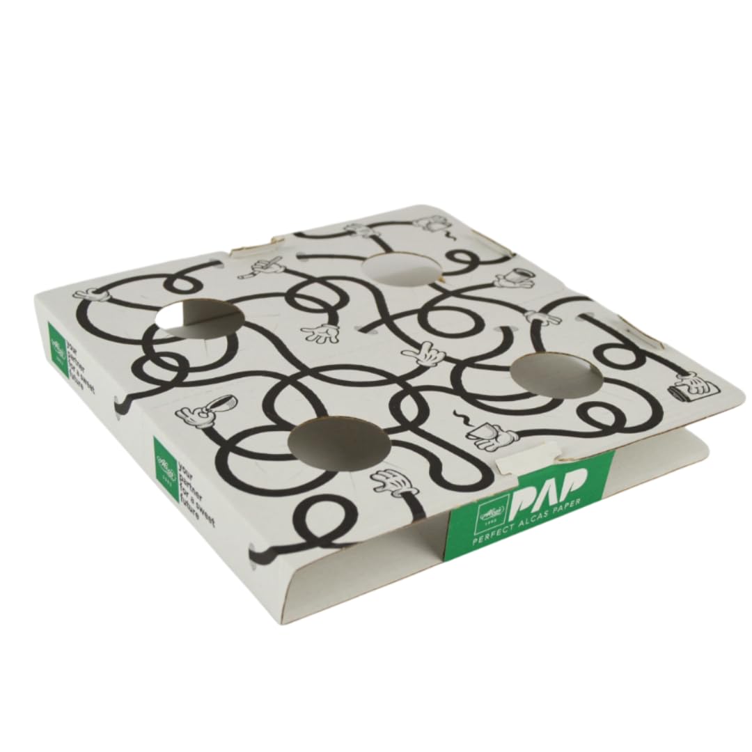pz 20 asporto bicchieri caffe e cappuccino 4 posti in cartone 70 cc/ 90 cc / 120 cc