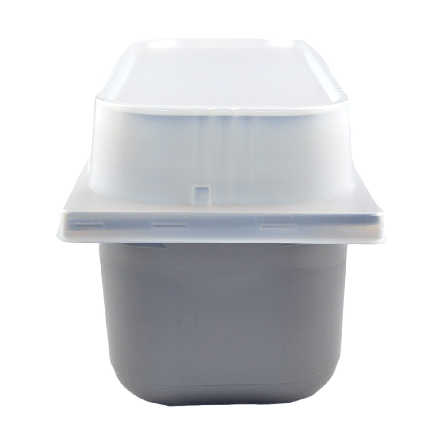 Pz 25 vaschetta LT 5 per gelato ideale per vetrine gelaterie + coperchio alto trasparente