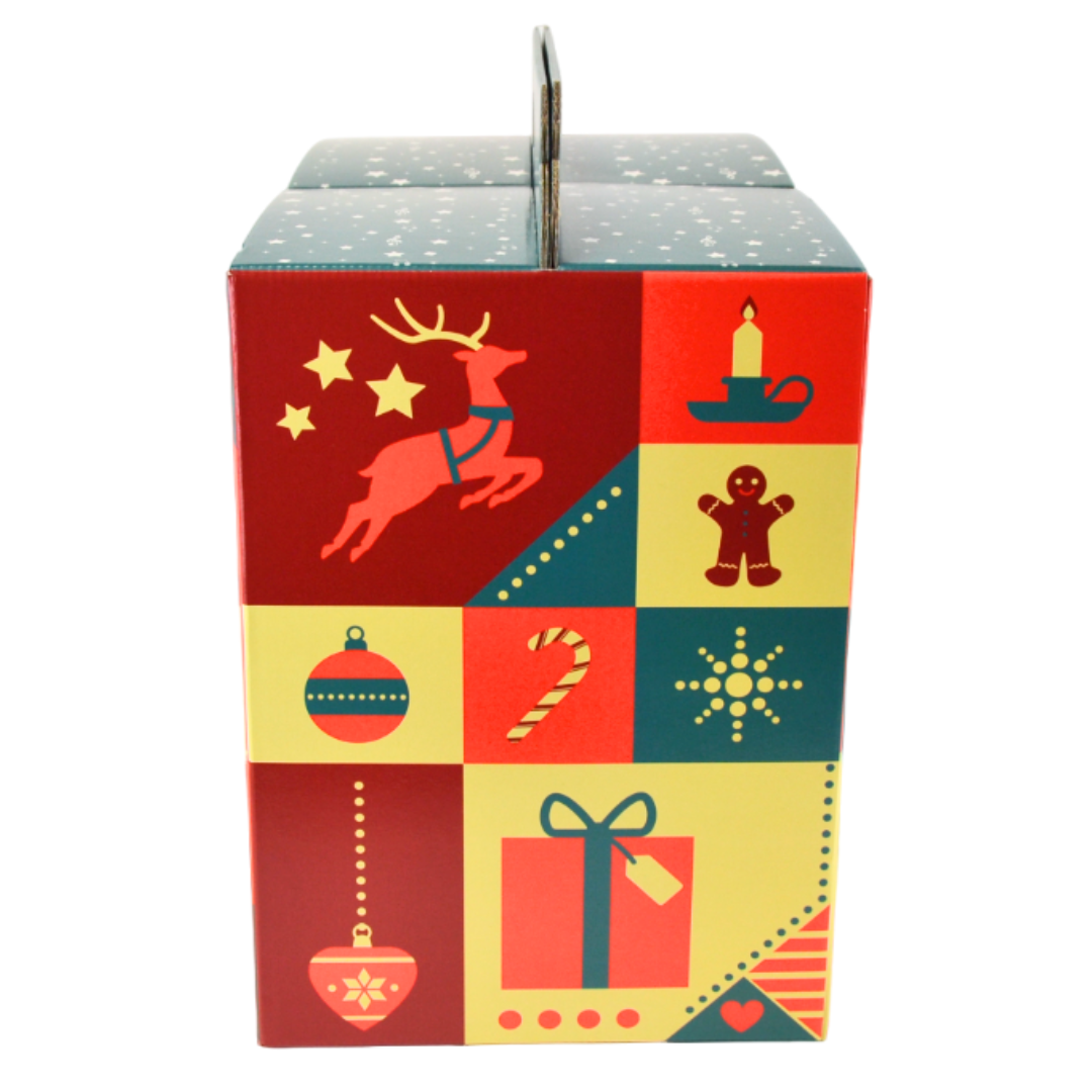 5 scatola regalo LIBERTY in cartone ideale per creare pacchi natalizi pacchi regalo