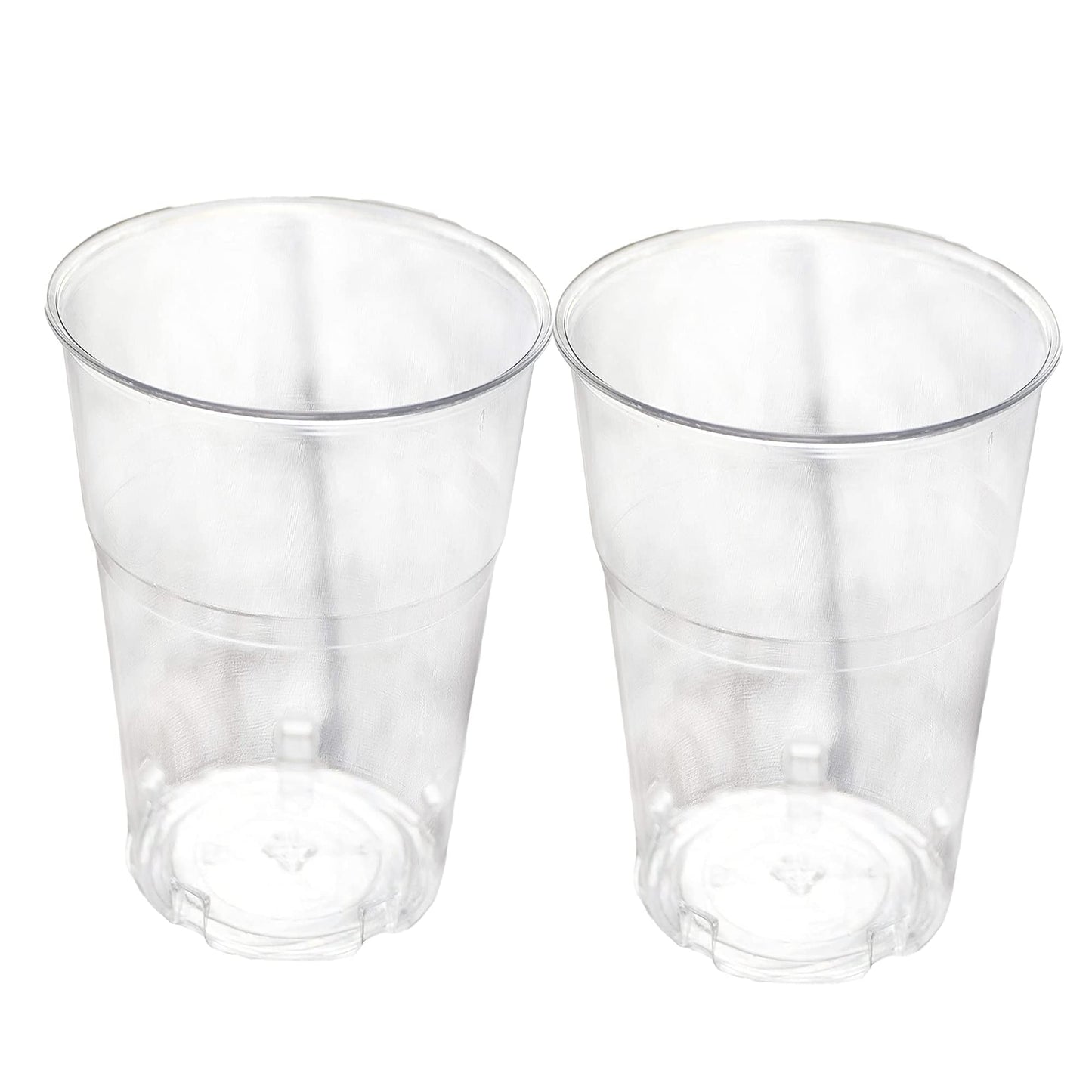 Pz 100 bicchieri trasparenti in PET per cocktail, party e feste