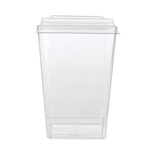 Pz 50 monoporzione forma cubica 160cc per dessert, dolci, mousse + coperchio