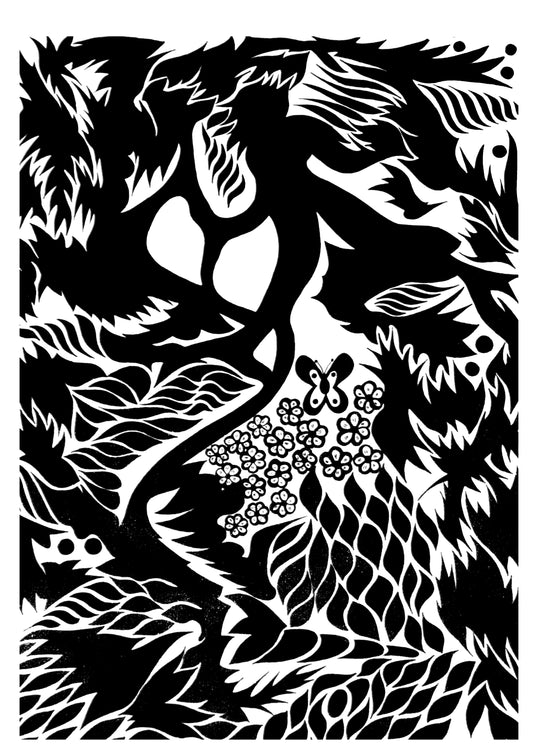 Pz 1 shopper in tela con manici borsa stampa artistica astratta CELLUBAG