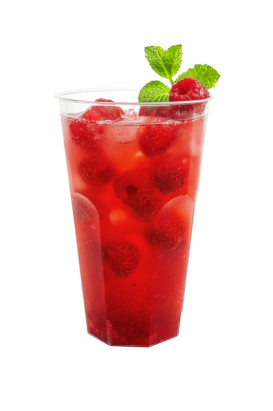 Pz 50 bicchieri cocktail in plastica rigida trasparente