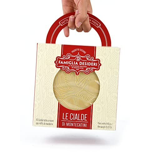 gr 440 cialde di montecatini alla mandorla fatte a mano