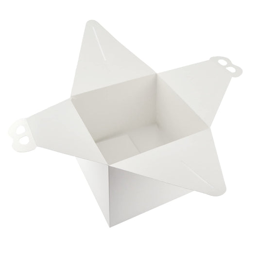 Box- BORSA in carta bianca per asporto di alimenti come torte e dolci per pasticceria