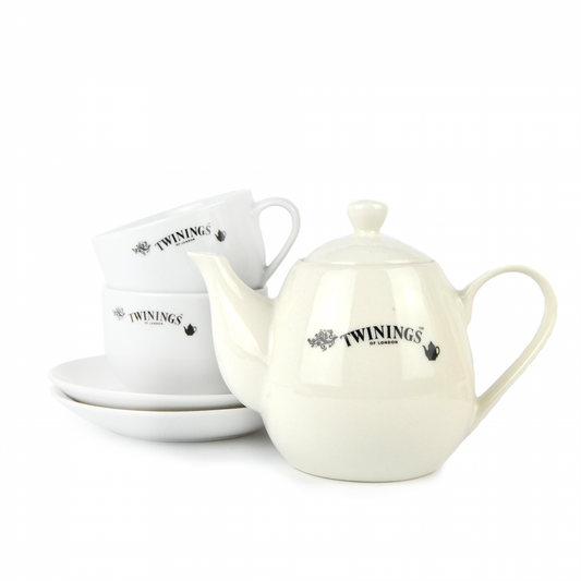 250 bustine assortimento di the e tisane twinings con kit da degustazione (teiera + 2 tazzine)