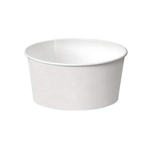 PZ 250 Gobelets de couleur blanc lait de différentes tailles et capacités pour glace en carton