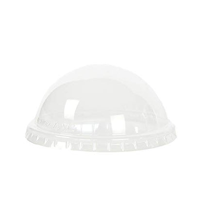 100 pièces petit gobelet 100 cc en plastique transparent + couvercle dôme idéal pour desserts et mousses