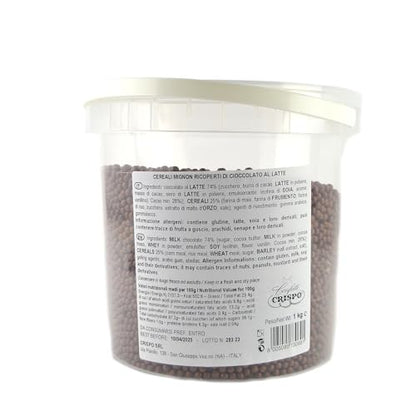 1 kg cereali mignon ricoperti di cioccolato al latte per decorare dolci, torte e biscotti