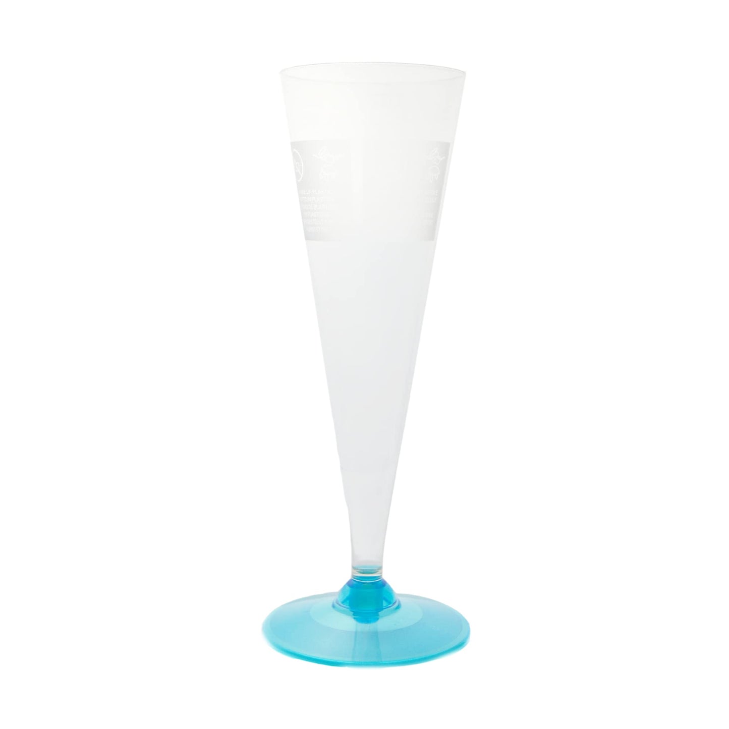 Pz 120 calici flute champagne prosecco base azzurra bicchieri aperitivo apericena