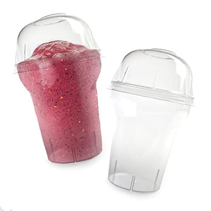 PZ 30 Gobelet à smoothie 250cc pour yaourt, glace et granité avec couvercle perforé