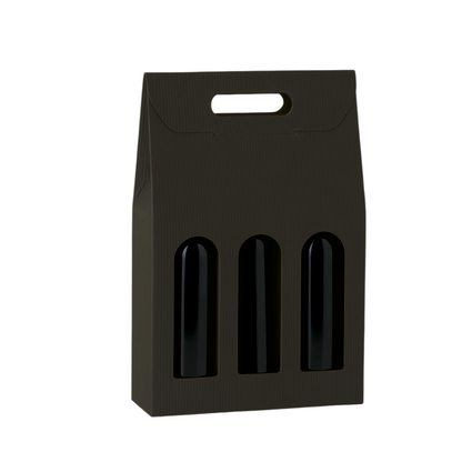 Scatola porta bottiglia (3 bottiglie) borsa in cartone ondulato box for bottles