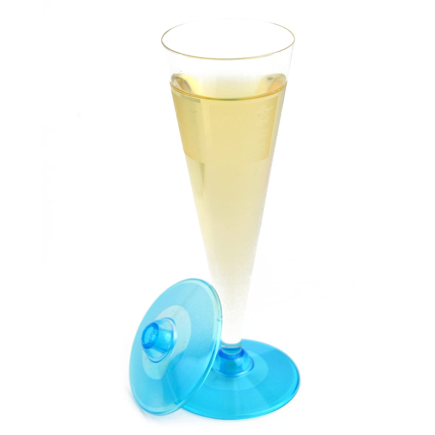 Pz 120 calici flute champagne prosecco base azzurra bicchieri aperitivo apericena