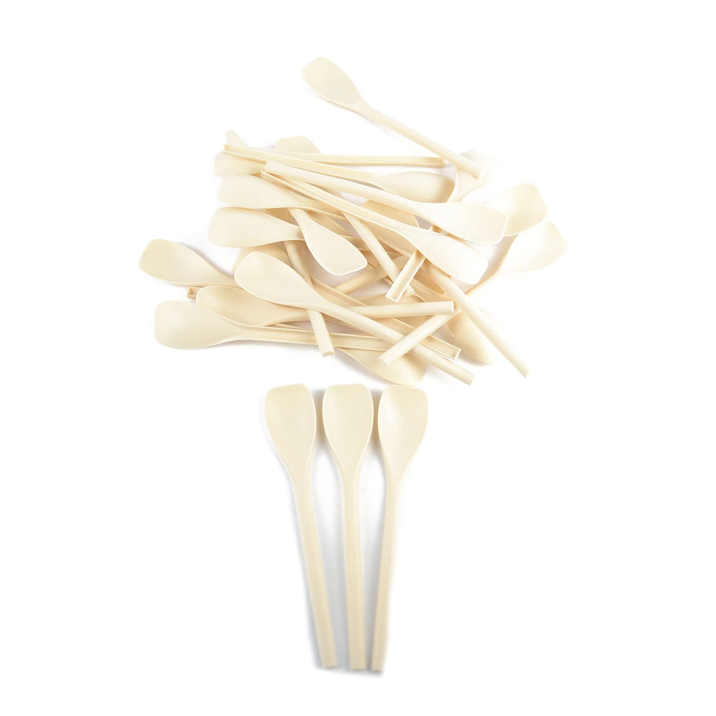 300 cuillères compostables cm 13,8 cuillère