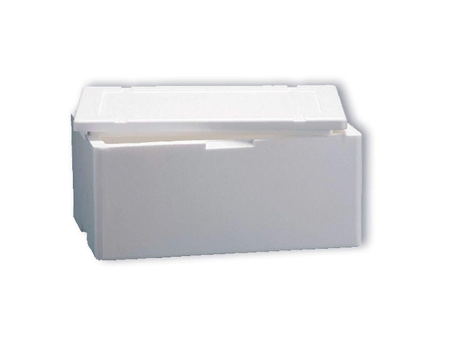 Scatola termica bianca rettangolare 54 x 36 x 28 cm per asporto alimenti