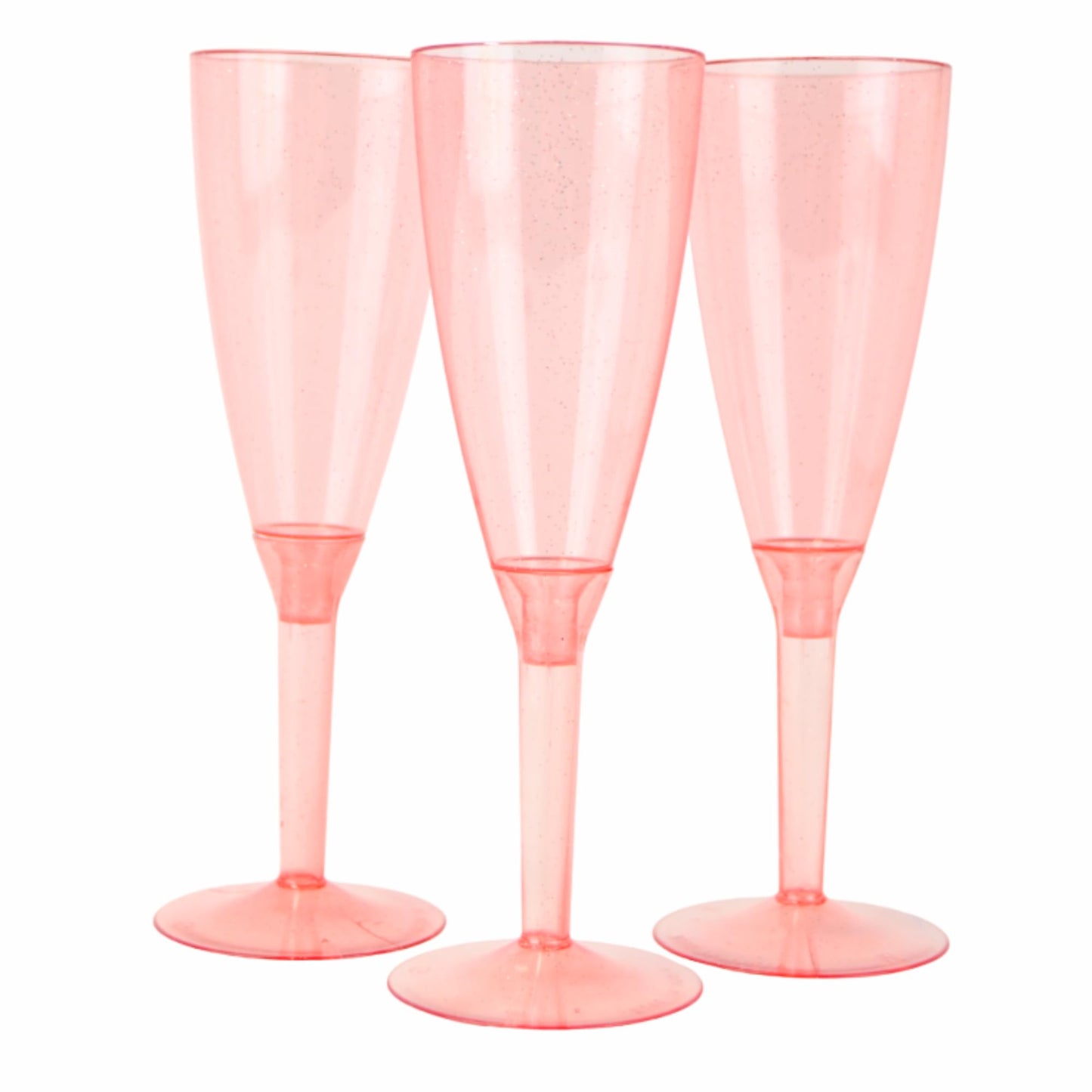 Pz 50 calice monouso flute champagne bicchieri prosecco trasparenti brillantinati