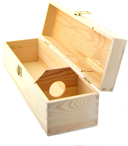 3 scatole porta vino in legno cassette da 1,2 e 3 spazi con chiusura