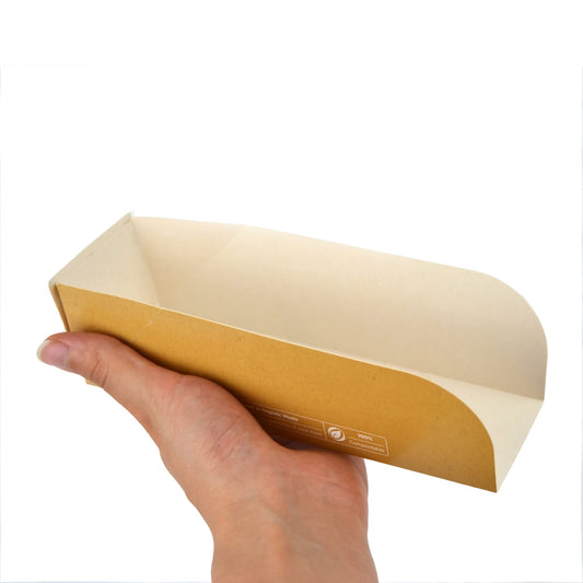 100 pièces Conteneur Havana HOT DOG pour burritos, sandwichs, demi-baguettes et piadinas roulées à emporter