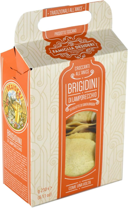 cesto natalizio con mix di cialde montecatini, cantucci, brigidini al cacao e brigidini all'anice per regalo natale, cesto regalo gift