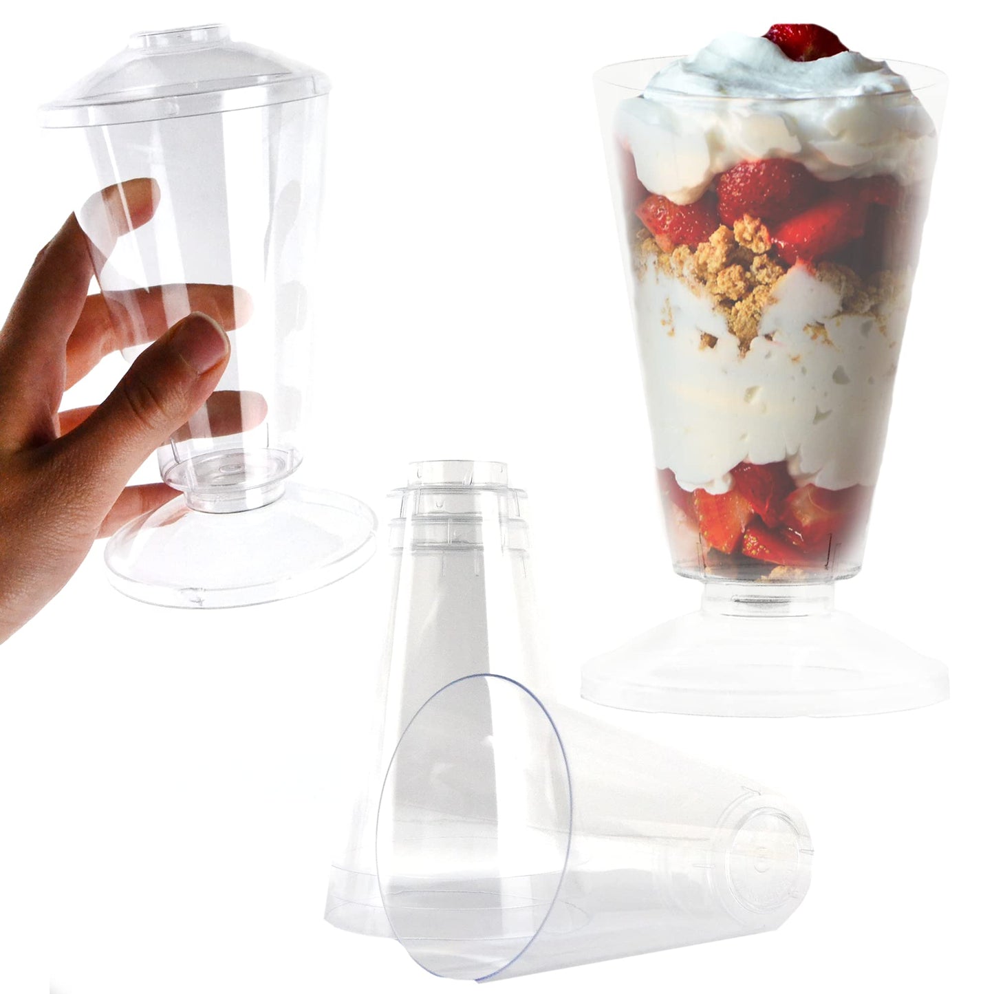 PZ 100 Coupe à yaourt, glace et salade de fruits avec base