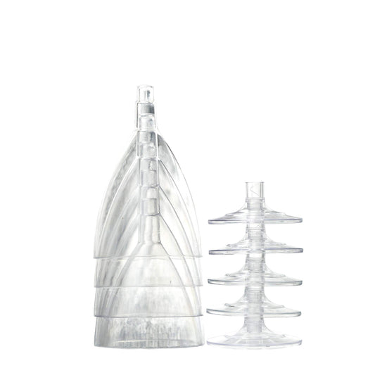 Pz 50 calici vino cc 180 base trasparente bicchieri aperitivo apericena