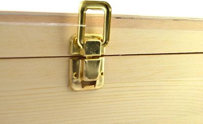 1 scatola porta vino in legno (x 1 bottiglia) cassetta con chiusura