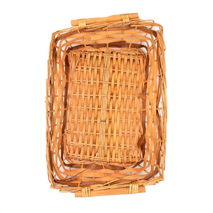 pz 1 cesto vuoto natalizio grande 50 x 38 x 12 cm cesto, regalo per ogni festività