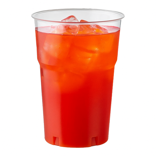 Pz 100 bicchieri trasparenti in PET per cocktail, party e feste