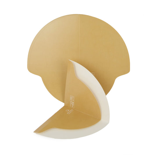Pz 100 porta crepes pieghevole in cartoncino alimentare marrone per crepes dolci e salate