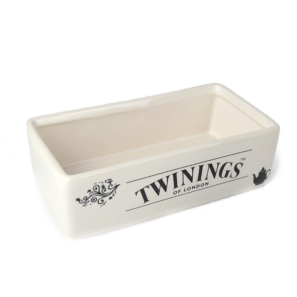 250 bustine assortimento di the e tisane twinings con caddy in ceramica