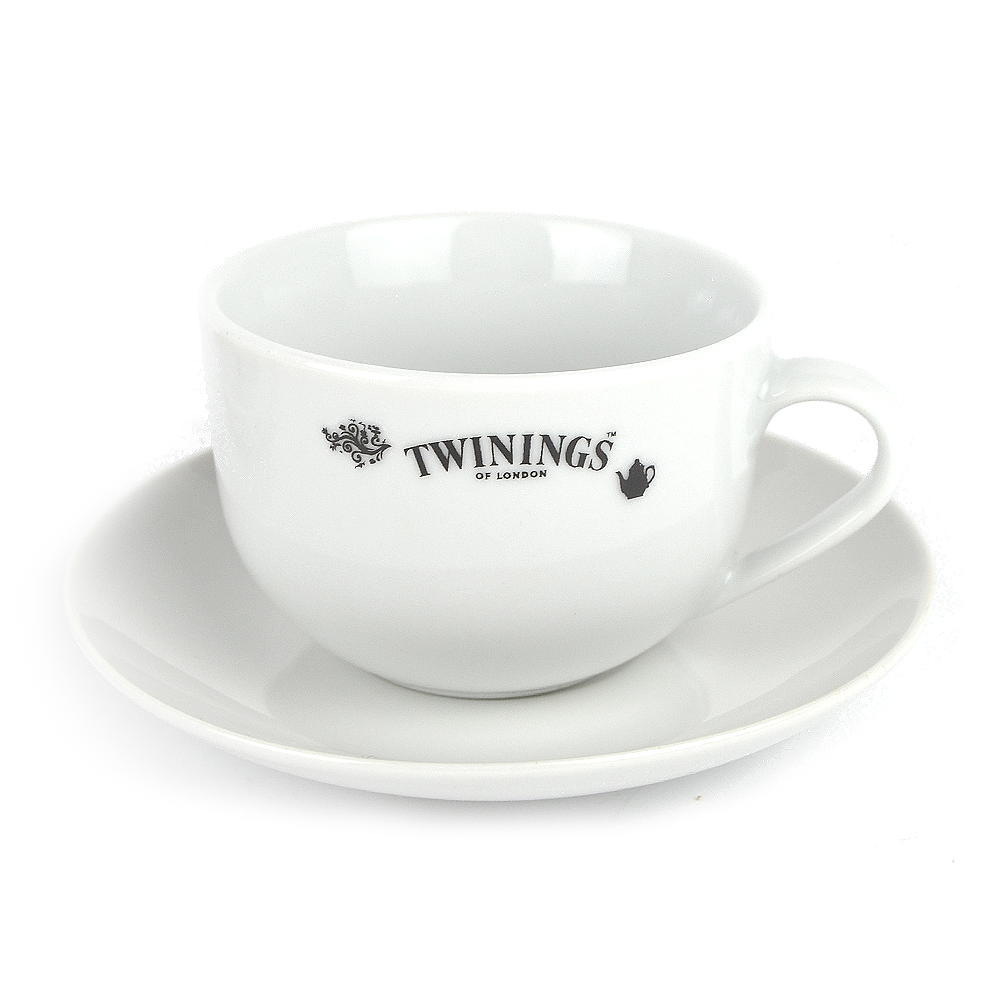 250 bustine assortimento di the e tisane twinings con 2 tazze in ceramica