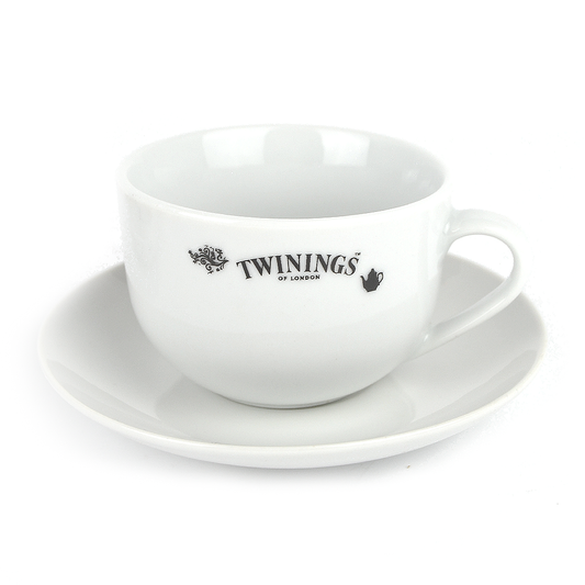 250 bustine assortimento di the e tisane twinings con 2 tazze in ceramica
