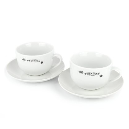 250 bustine assortimento di the e tisane twinings con 2 tazze in ceramica