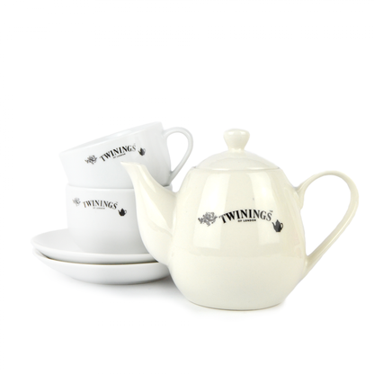 250 bustine assortimento di the e tisane twinings con kit da degustazione (teiera + 2 tazzine)